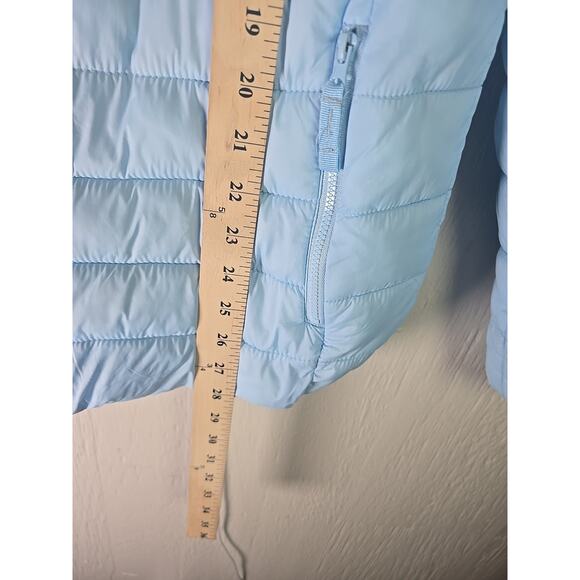 Thereabouts Puffer Jacket Coat Womens 2X 18 - 20 Sky Blue Winter Fall Ski Snow - Picture 4 of 8